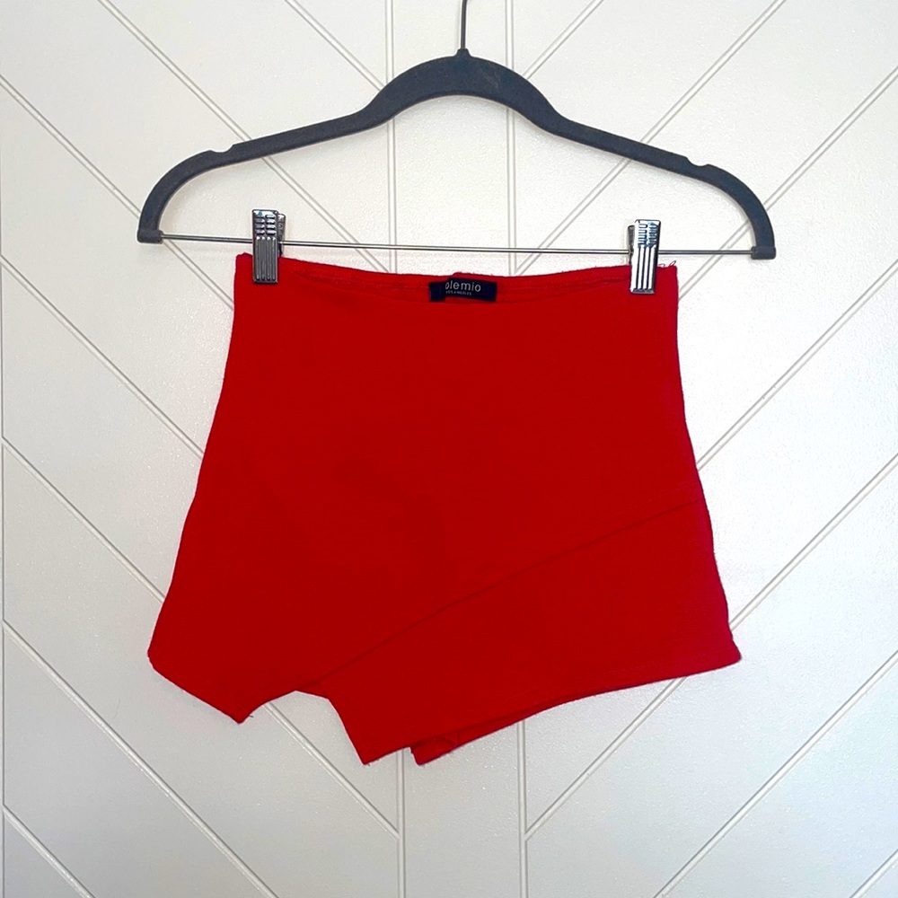 Red Mini Skort